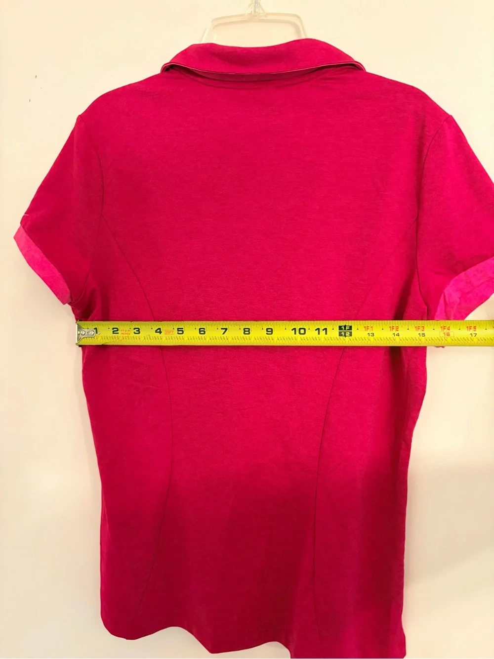 Nike Golf Tour Performance Polo Shirt Hot Pink Dri-Fit Short Sleeve - Women L